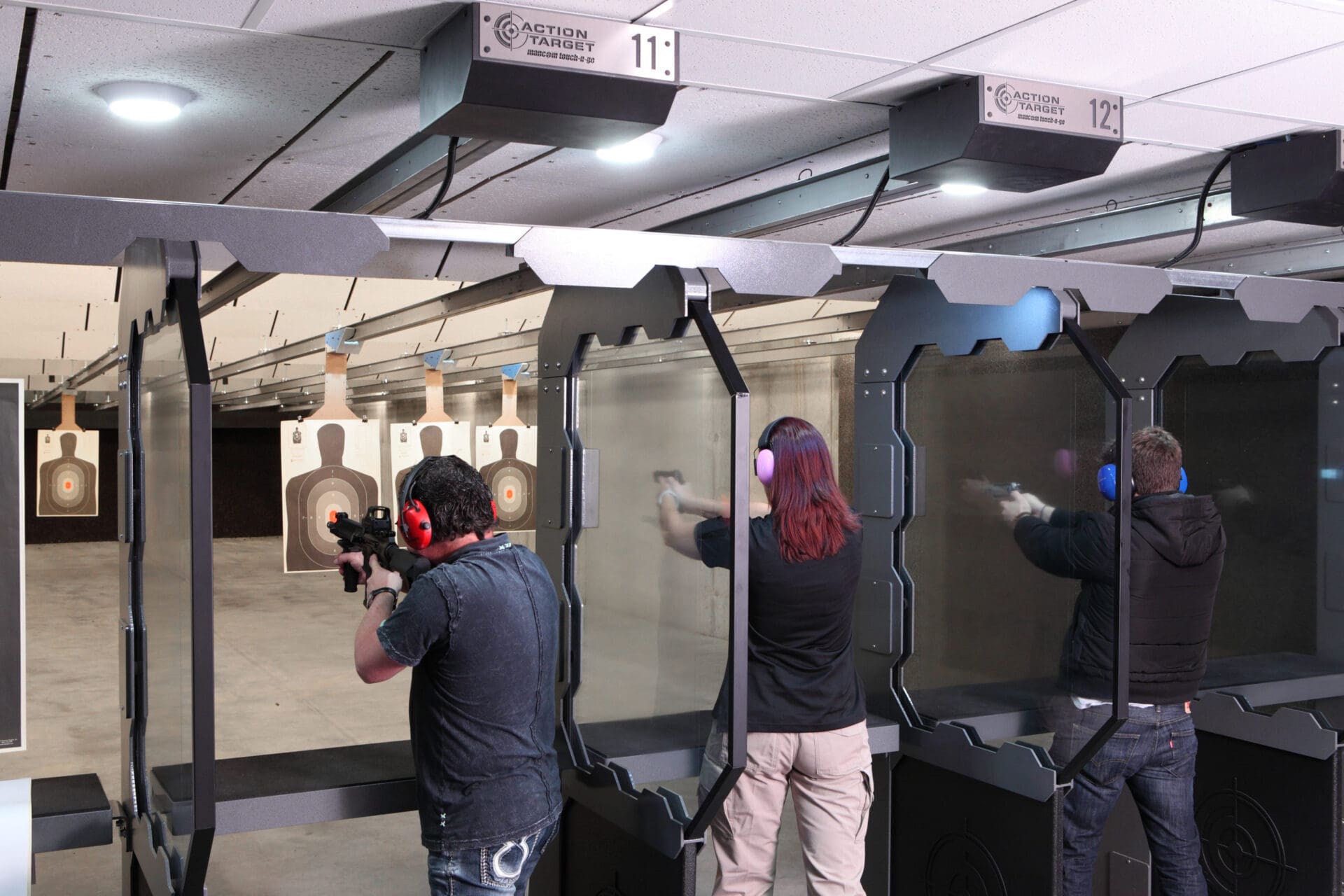 Indoor shooting range training