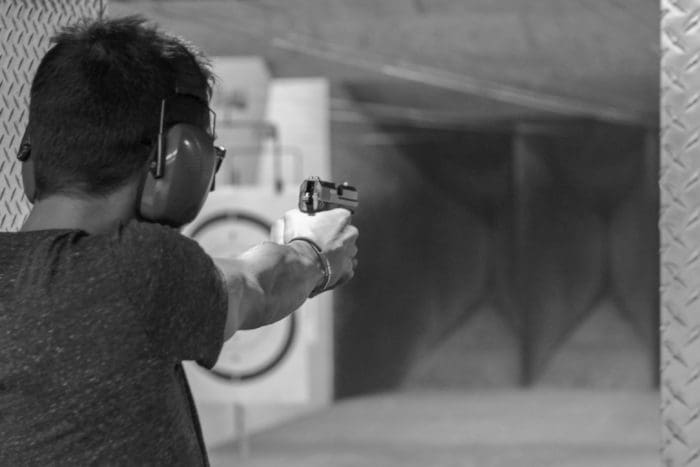 indoor shooting range training