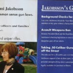 Naomi Jakobsson campaign flyer (courtesy gunssavelife.com)