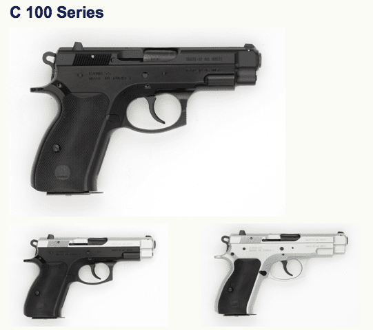 New TriStar C-100 pistols (courtesy tristararms.com) 