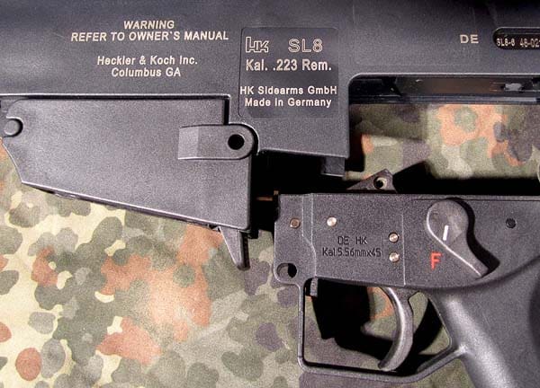HK SL8 semi-automatic rifle
