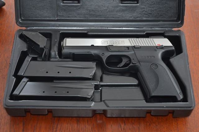 Ruger SR45 boxed (courtesy The Truth About Guns)