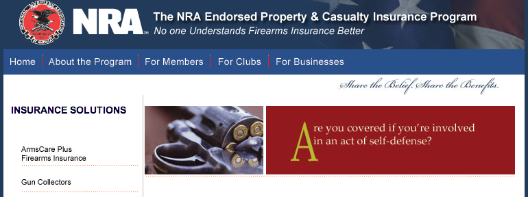 NRA-approved insurance offer (courtesy locktonrisk.com)