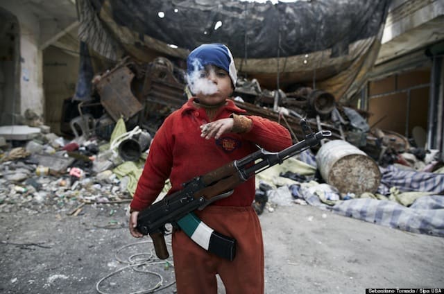 Ahmed in Salahadeen, Syria (courtesy huffingtonpost.com)