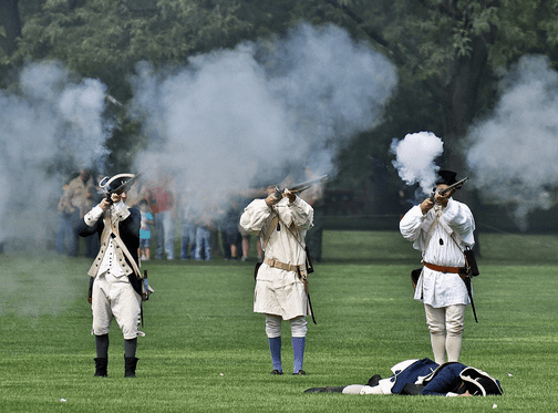 Revolutionary War reenactment at Cantigny Park.  September 10, 2011 (courtesy Jan Crites @ flikr.com)