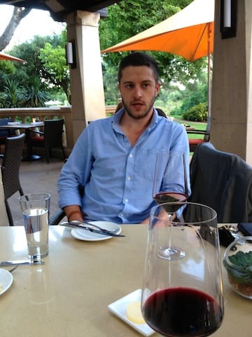 Cody Wilson enjoying a modest little Margaux (courtesy The Truth About Guns - both the picture and the wine)