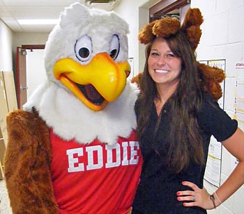 Eddie the Eagle and friend (courtesy nrablog.com)