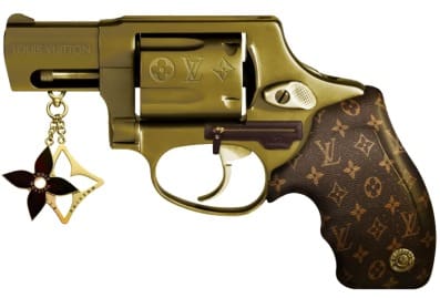 Louis Vuitton gun (courtesy swaggnews.com)