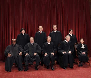 Supreme Court justices courtesy posttrib.suntimes.com