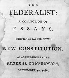 The Federalist Papers (courtesy loc.gov)