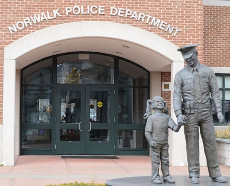 Norwalk CT police department HQ (courtesy norwalk.patch.com)