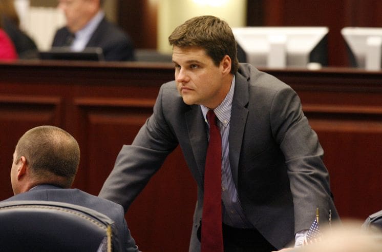 Florida State Representative Matt Gaetz (courtesy tampabay.com)