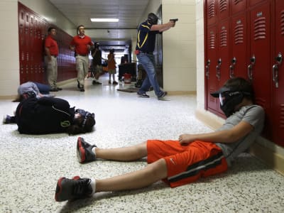 Arkansas school shooting sim (courtesy msnbc.com)