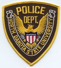 North Dakota State University Ppolice Department patch (courtesy ebay.com)