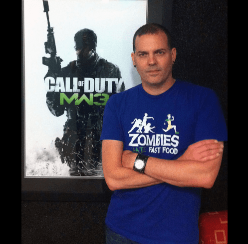 Call of Duty Producer Mark Rubin (courtesy twitter.com) 
