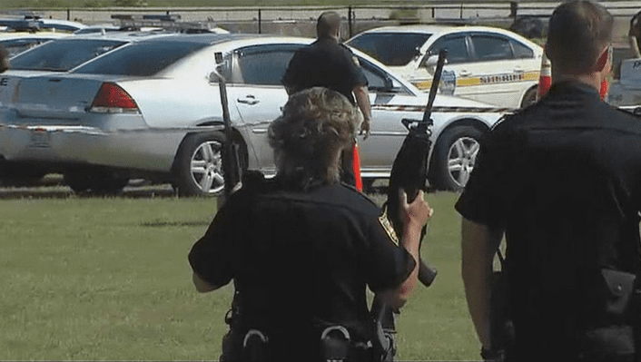 JSO turn in their [allegedly] defective Olympic Arms AR-15s (courtesy actionnewsjax.com)