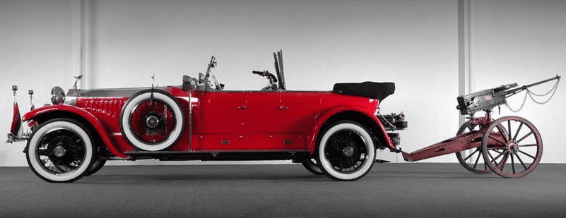 1925 Rolls Royce with twoing elephant gun (courtesy npr.org)