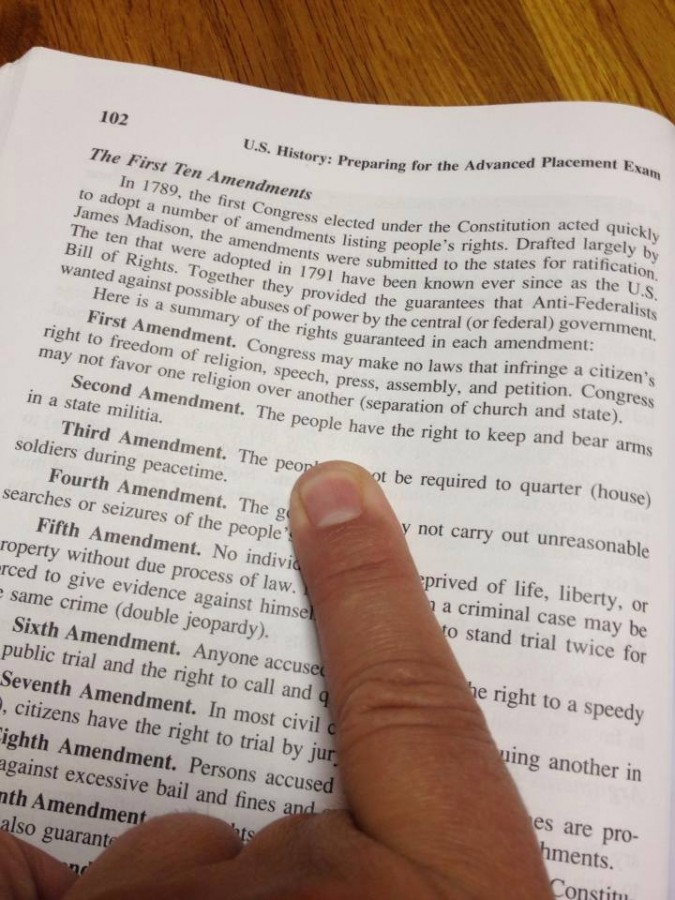 Texas AP course re-writes the Second Amendment (courtesy gunsnfreedom.com)