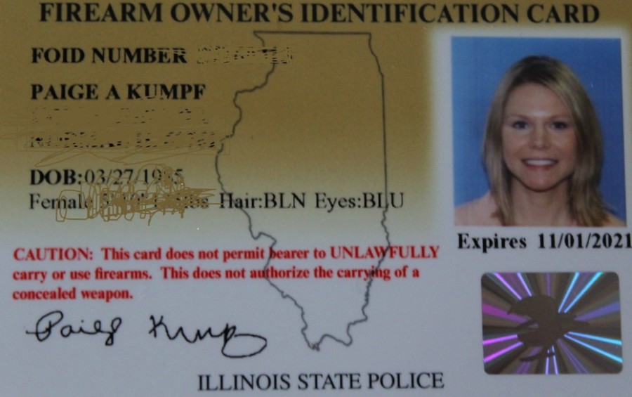 Illinois Firearm Owner's Card (card yourtrainerpaige.com)
