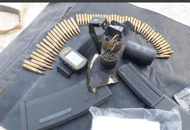 Captured items from SEAL raid in Somalia