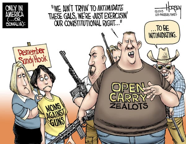 Anti-Open Carry cartoon (courtesy trbimg.com)