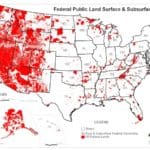 Map of U.S. Federal lands (courtesy wikimedia.org)