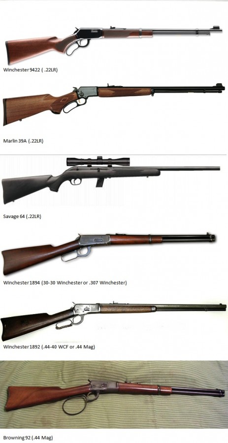 Rifles slated for confiscation by the NYPD