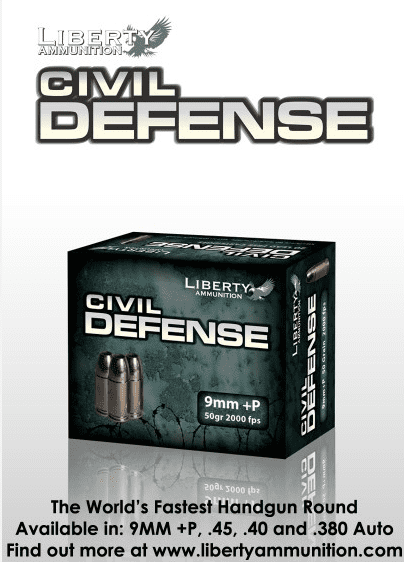Liberty Ammunition's new Civil Defense line (courtesy ammoland.com)