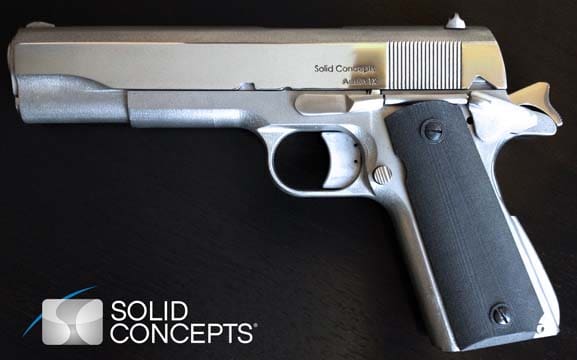 Solid Concepts 3D Printed Metal Gun Low Res Press Photo