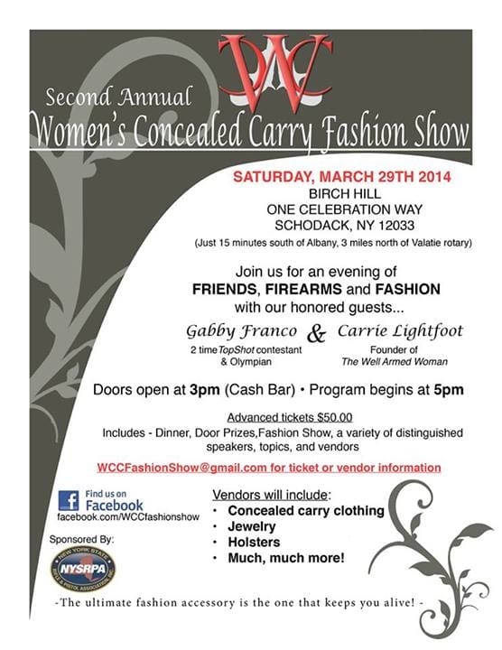 Concealed carry fashion show