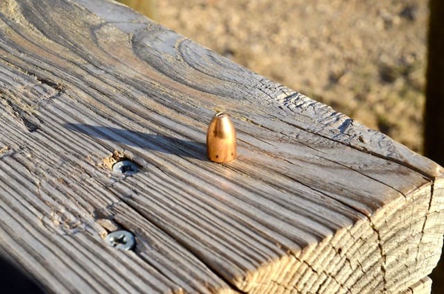 Bullet that didn't make it down the barrel (not enough powder) (courtesy The Truth About Guns)