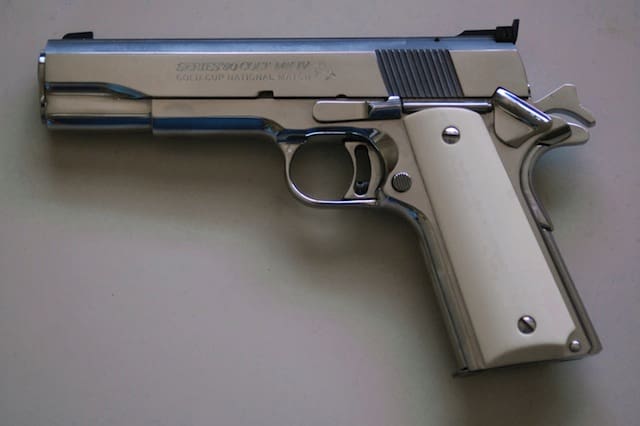 Colt 1911 Gold Cup (courtesy wikimedia.org)