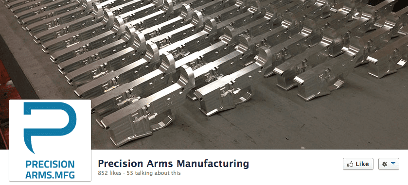 Precision Arms Manufacturing Facebook page