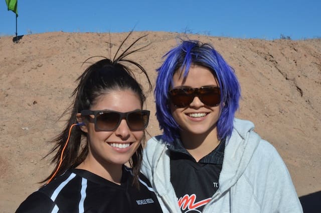 Team GLOCK's Michelle Viscusi and Tori Nonaka (courtesy The Truth About Guns)