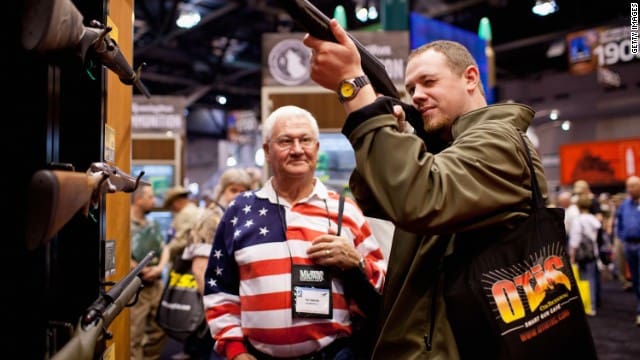 NRA convention (courtesy cnn.com)