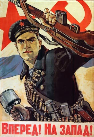Russian propaganda poster (courtesy tumblr.com)
