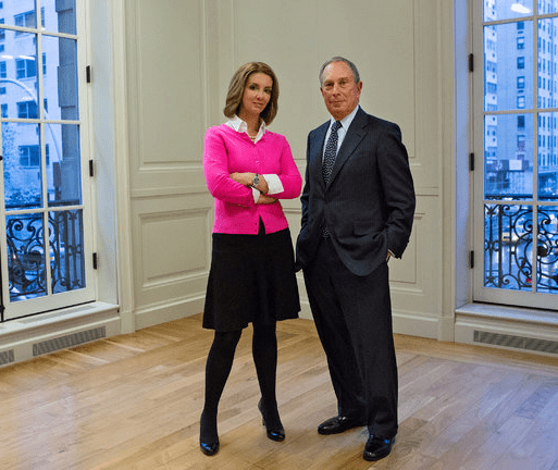 Shannon Watts and Michael Bloomberg (courtesy nytimes.com)