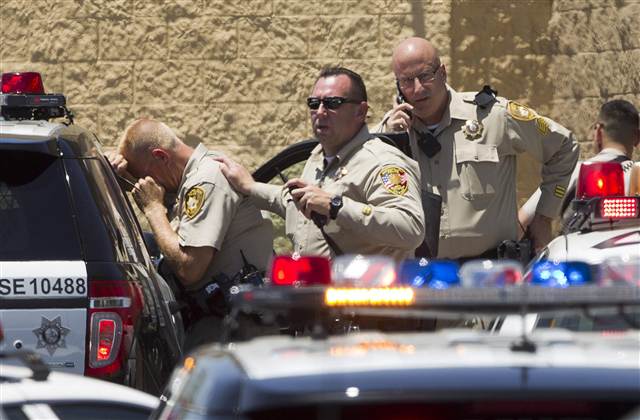 Las Vegas crime scene (courtesy reuters)