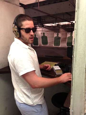 Defense Distributed's Cody Wilson at Red's South (courtesy The Truth About Guns)