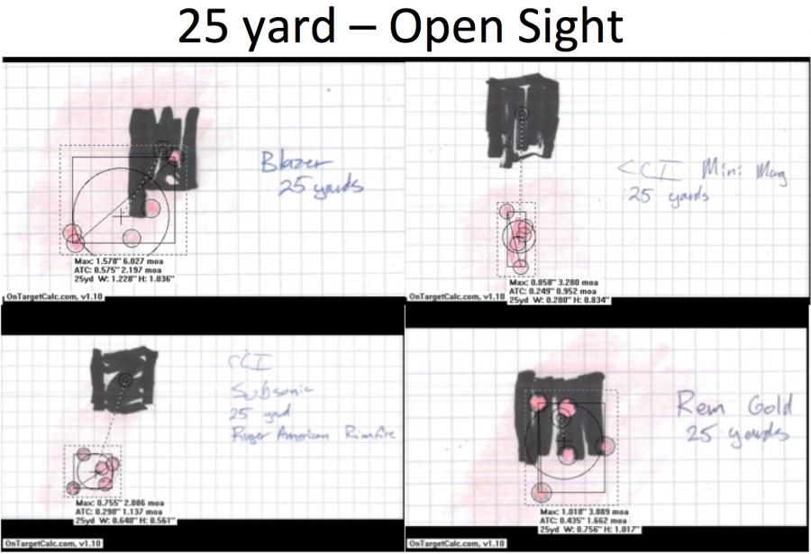 RAR - 25 yard open sight composite