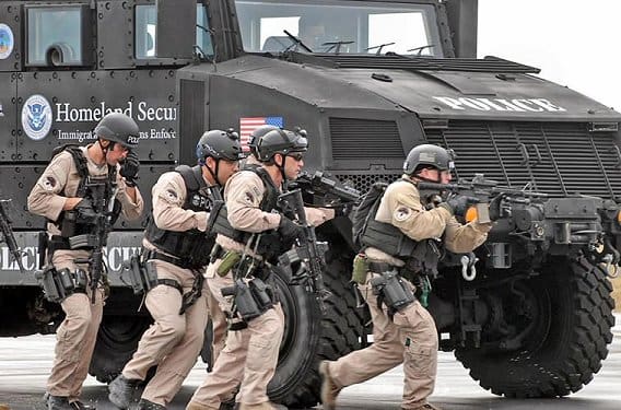 DHS SWAT team (courtesy adamsguns.com)