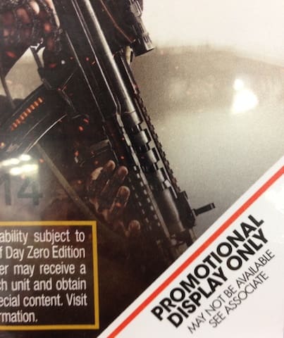 Call of Duty Advnaced Warfare cover close-up