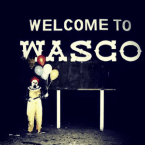 The Wasco clown (courtesy Instagram)
