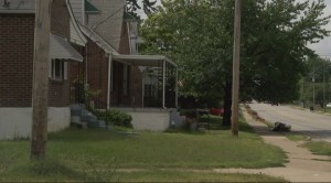 Home invasion crime scene, Charlotte (courtesy wbtv.com)