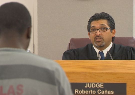 Dallas Criminal Court Judge Roberto Cañas (courtesy wfaa.com)