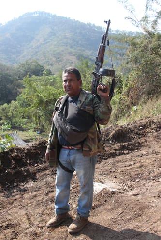 Assasinated Autodefnsa leader Jesús Bucio Cortés (courtesy razon.com.mx)