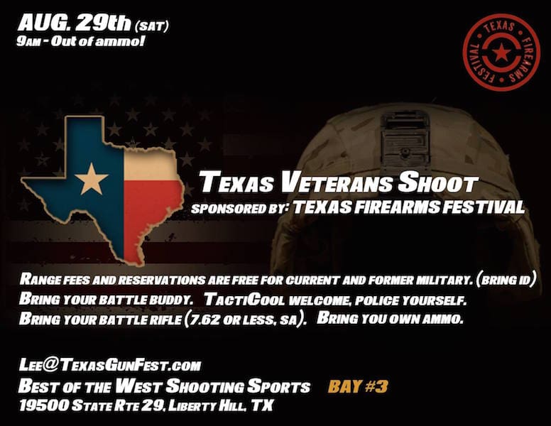 Texas Gun Fest Veterans Shoot