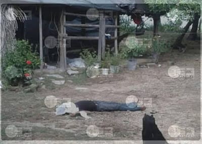Autodefensas ambush murder scene (courtesy borderlandbeat.com)