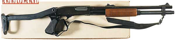 Remington Model 870 Wingmaster Riot Style Shotgun with Folding Stock