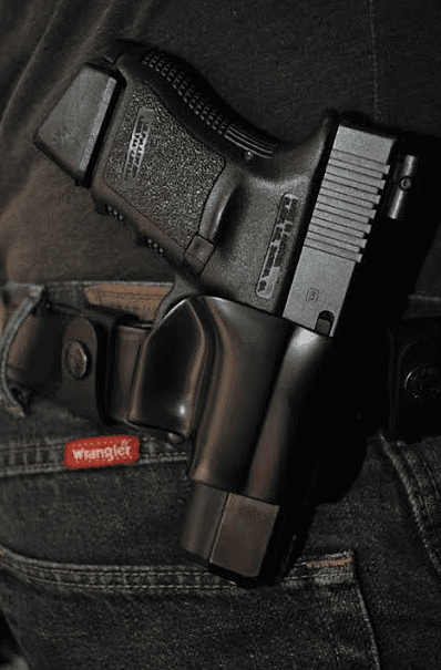 DG's Glock 29 10mm "with a fiber optic front sight and a Laserlyte RL-1 rear sight laser" (curtesy The Truth About Guns)